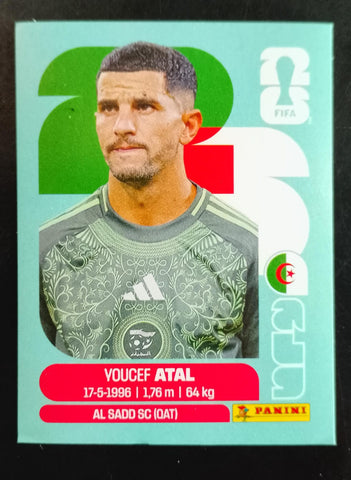 #ALG004 | Panini | Fifa World Cup Stickers | 2026 | Voucef ATAL | Algeria