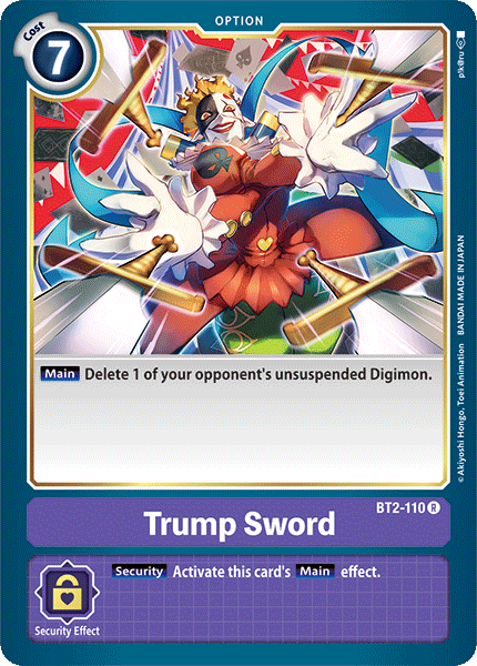 Trump Sword [BT2-110] [Release Special Booster Ver.1.0] 
