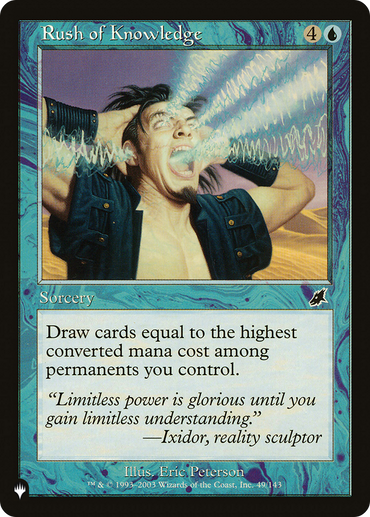 Rush of Knowledge [The List Reprints]