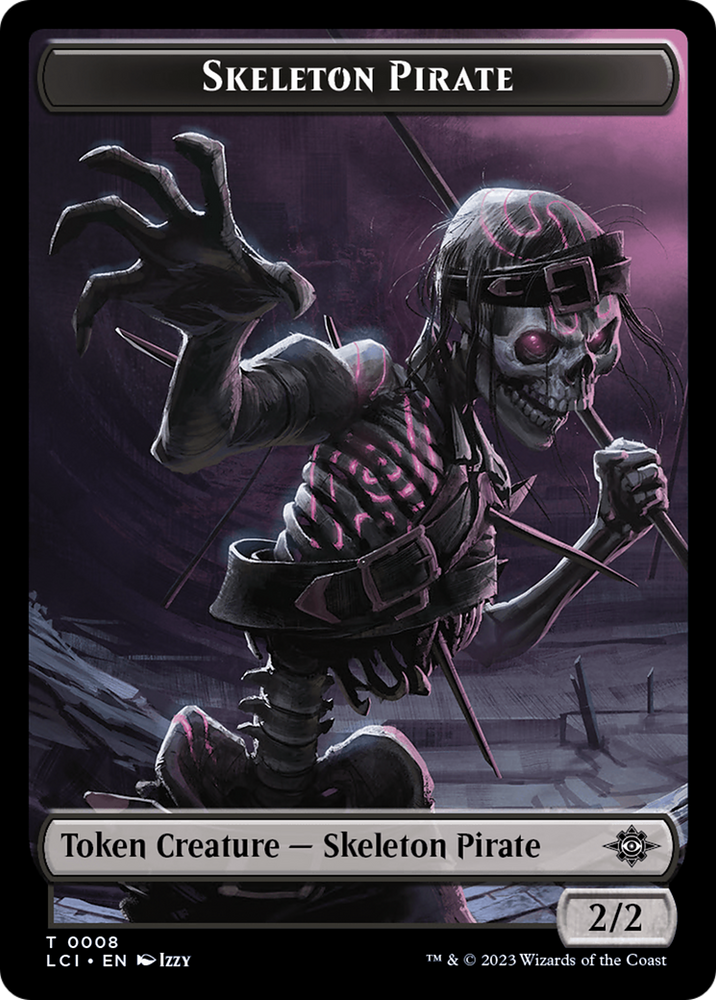 Skeleton Pirate Token [The Lost Caverns of Ixalan Tokens] 