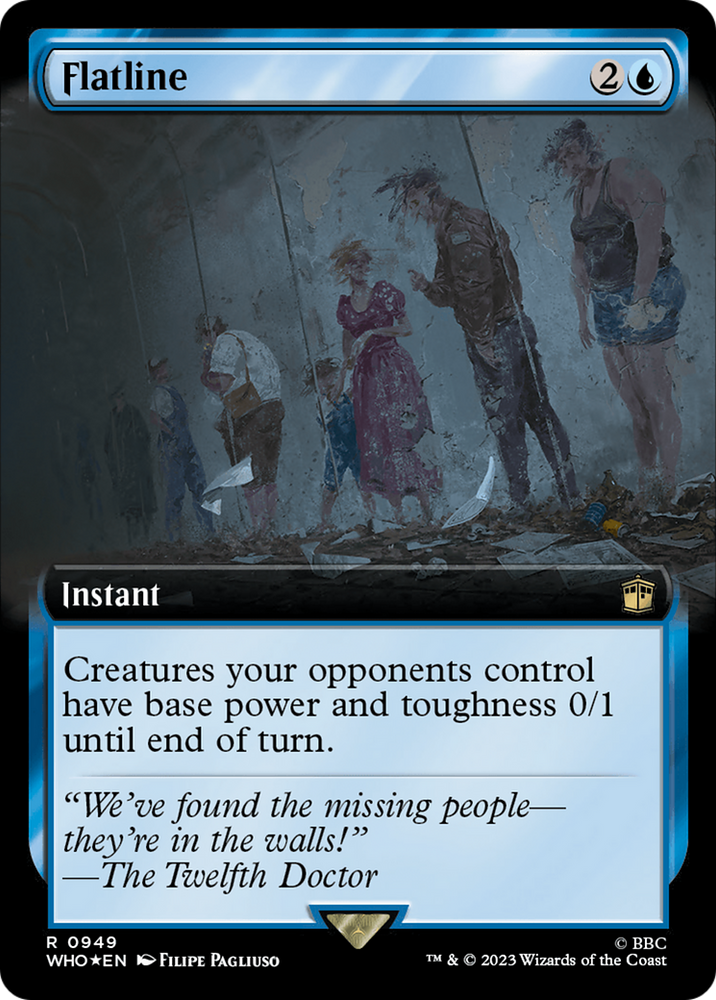 Flatline (Extended Art) (Surge Foil) [Doctor Who] 