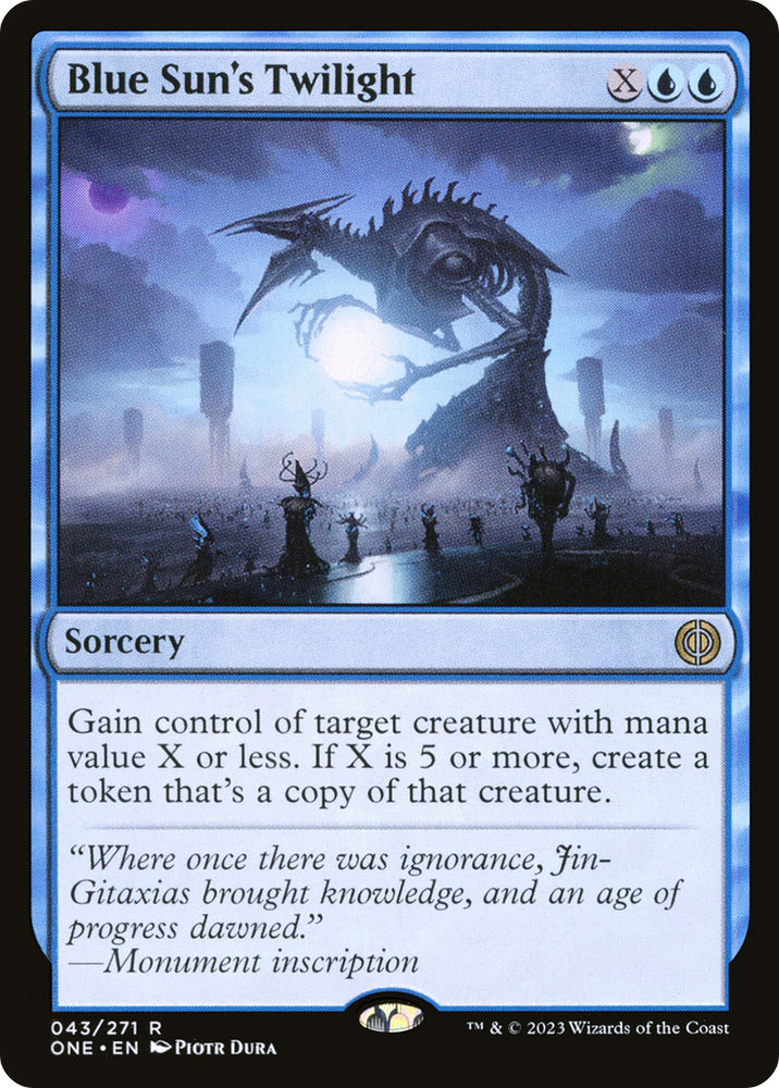 Blue Sun's Twilight [Phyrexia: All Will Be One] 