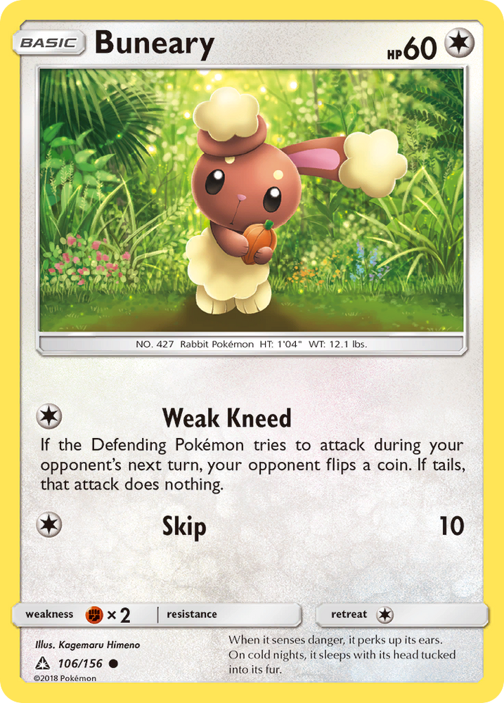 Buneary (106/156) [Sun &amp; Moon: Ultra Prism] 