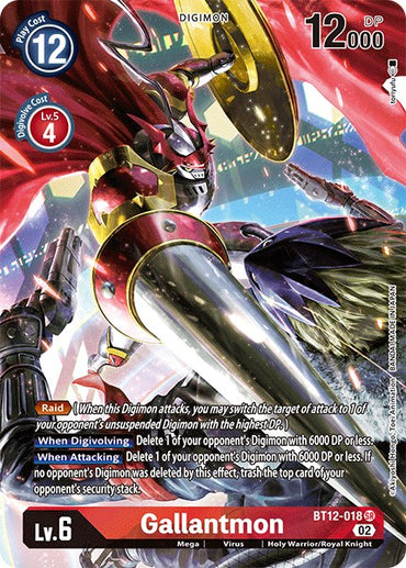 Gallantmon [BT12-018] (Alternate Art) [Across Time] 