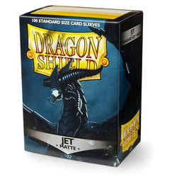 Dragon Shield: Standard 100ct Sleeves - Jet (Matte) 