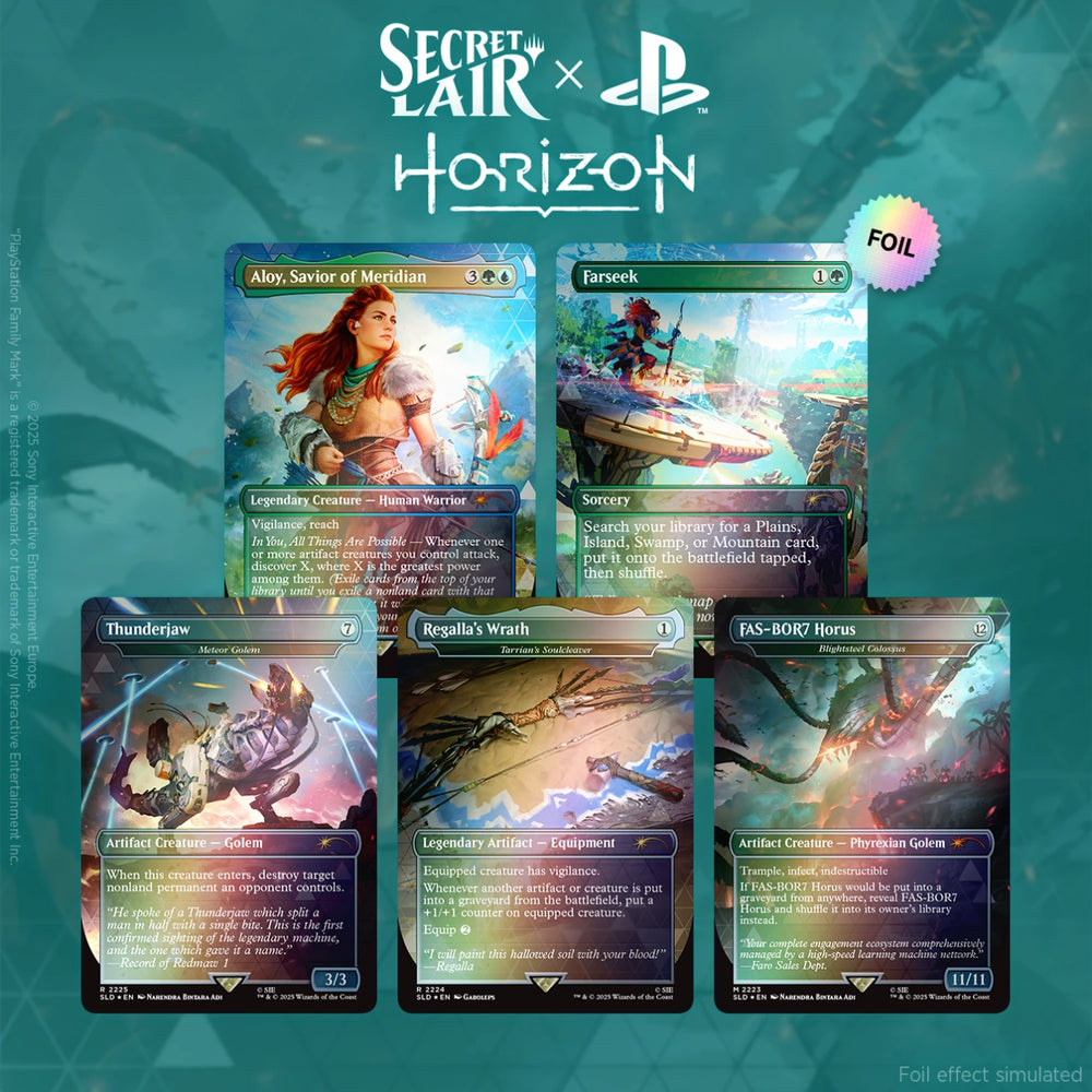 Secret Lair x Horizon: Into the Forbidden West (Rainbow Foil Edition)
