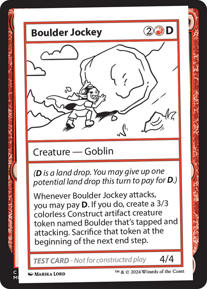 Boulder Jockey [Mystery Booster 2 Playtest Cards] 