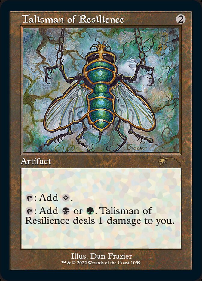 Talisman of Resilience (Foil Etched) [Secret Lair Drop Series] 