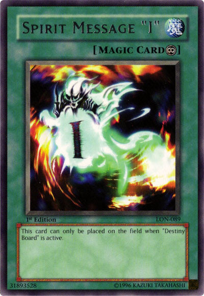 Spirit Message "I" [LON-089] Rare 