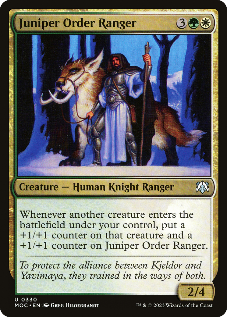 Juniper Order Ranger [March of the Machine Commander] 