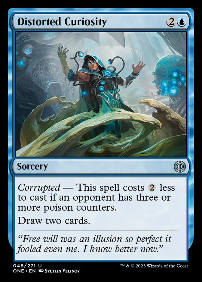 Distorted Curiosity [Phyrexia: All Will Be One] 