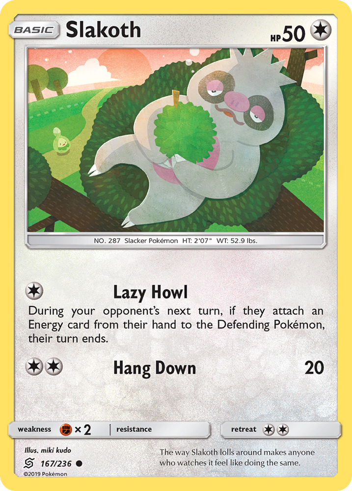 Slakoth (167/236) [Sun &amp; Moon: Unified Minds] 