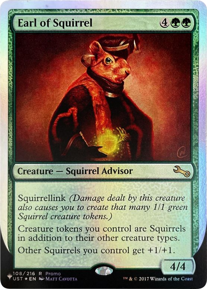 Earl of Squirrel (Unfinity Foil Edition) [The List] 