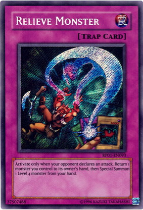 Monster Relief [RP01-EN093] Secret Rare 