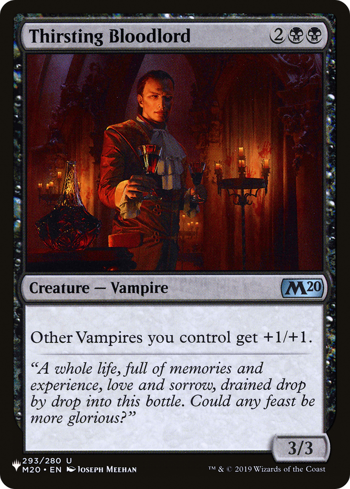 Thirsting Bloodlord [The List Reprints] 