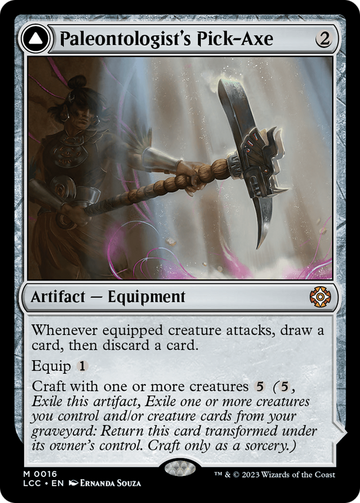 Paleontologist's Pick-Axe [The Lost Caverns of Ixalan Commander] 