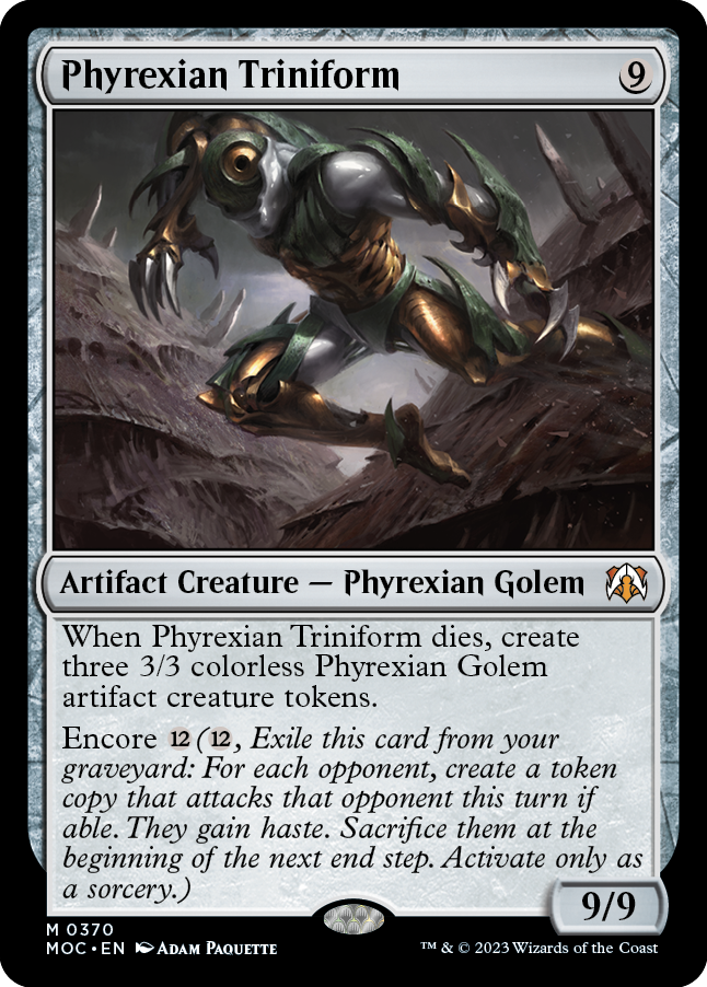 Phyrexian Triniform [March of the Machine Commander] 