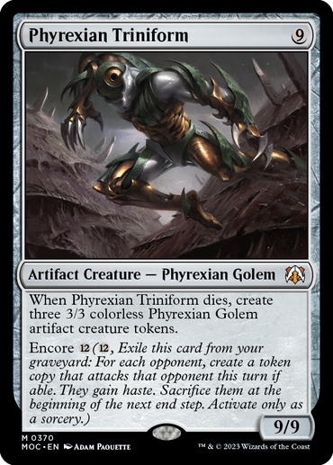 Phyrexian Triniform [March of the Machine Commander] 