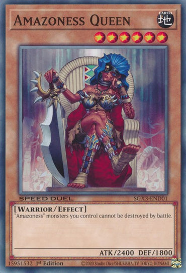 Amazoness Queen [SGX3-END01] Common 