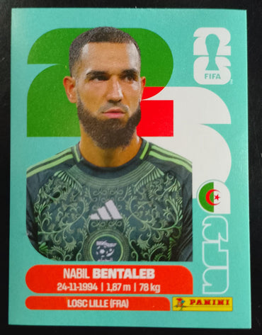 #ALG012 | Panini | Fifa World Cup Stickers | 2026 | Nabil BENTALEB | Algeria