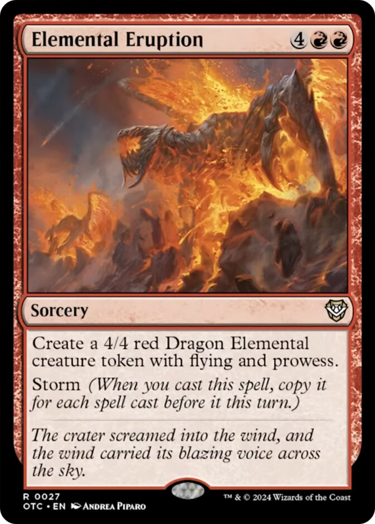 Elemental Eruption [Outlaws of Thunder Junction Commander] 