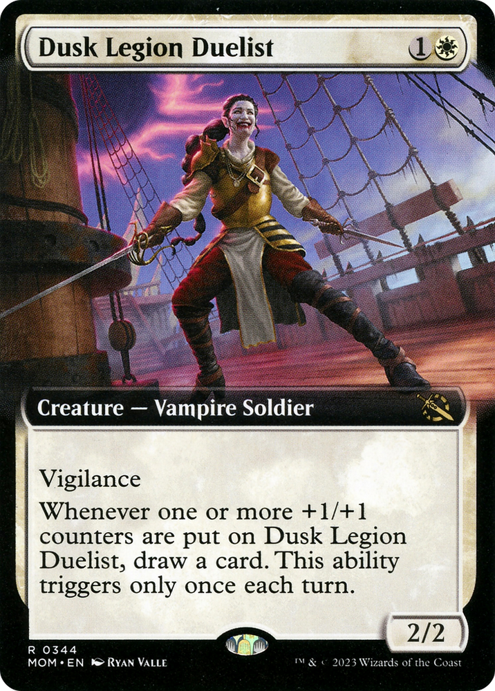 Dusk Legion Duelist (Extended Art) [March of the Machine] 