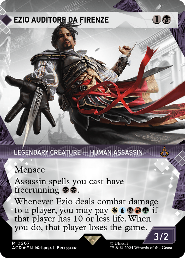 Ezio Auditore da Firenze (Showcase) (Textured Foil) [Assassin's Creed] 