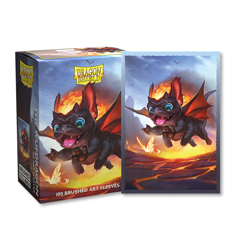 Dragon Shield: Standard 100ct Brushed Art Sleeves - The Wufdragon 