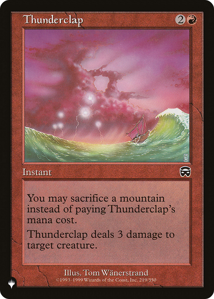 Thunderclap [The List Reprints] 