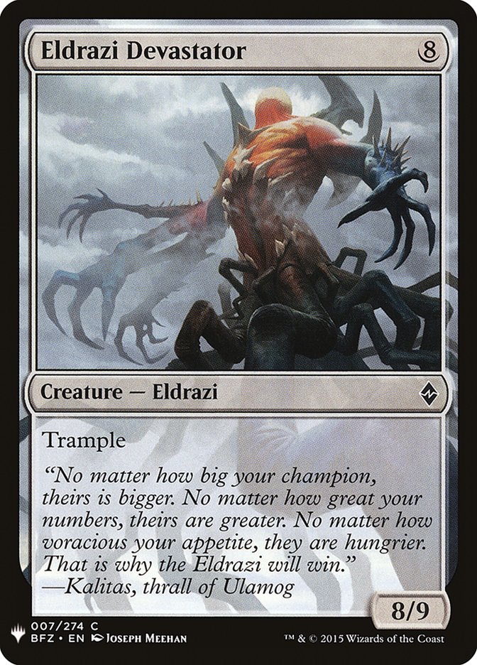 Eldrazi Devastator [Mystery Booster] 