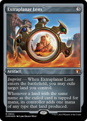 Extraplanar Lens (Foil Etched) [Commander Masters] 