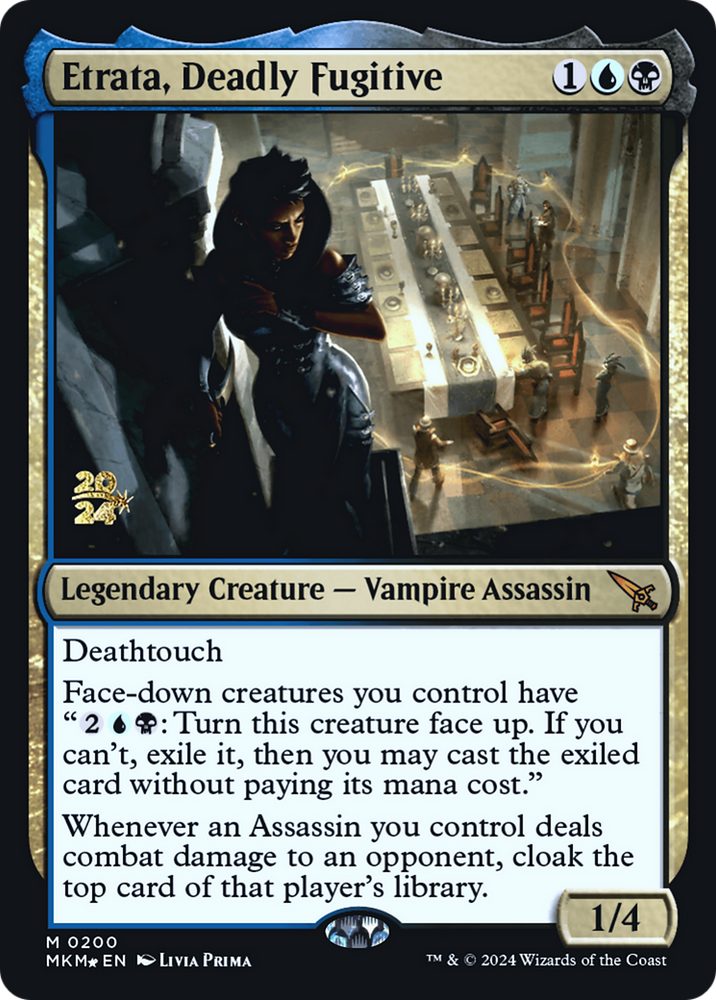 Etrata, Deadly Fugitive [Murders at Karlov Manor Prerelease Promos] 