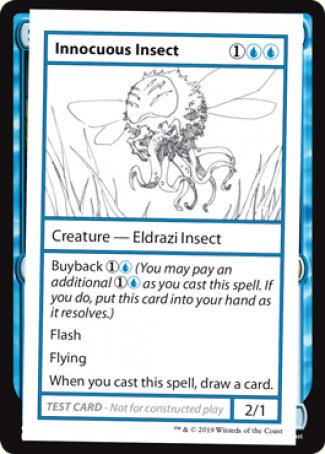 Innocuous Insect (2021 Edition) [Mystery Booster Playtest Cards] 