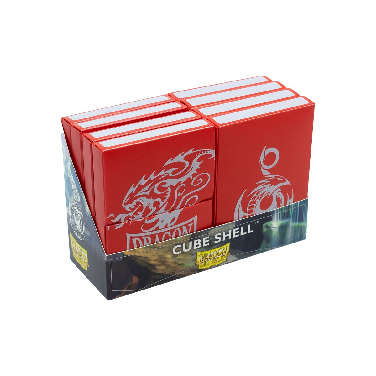 Dragon Shield: Cube Shell Display - Red 