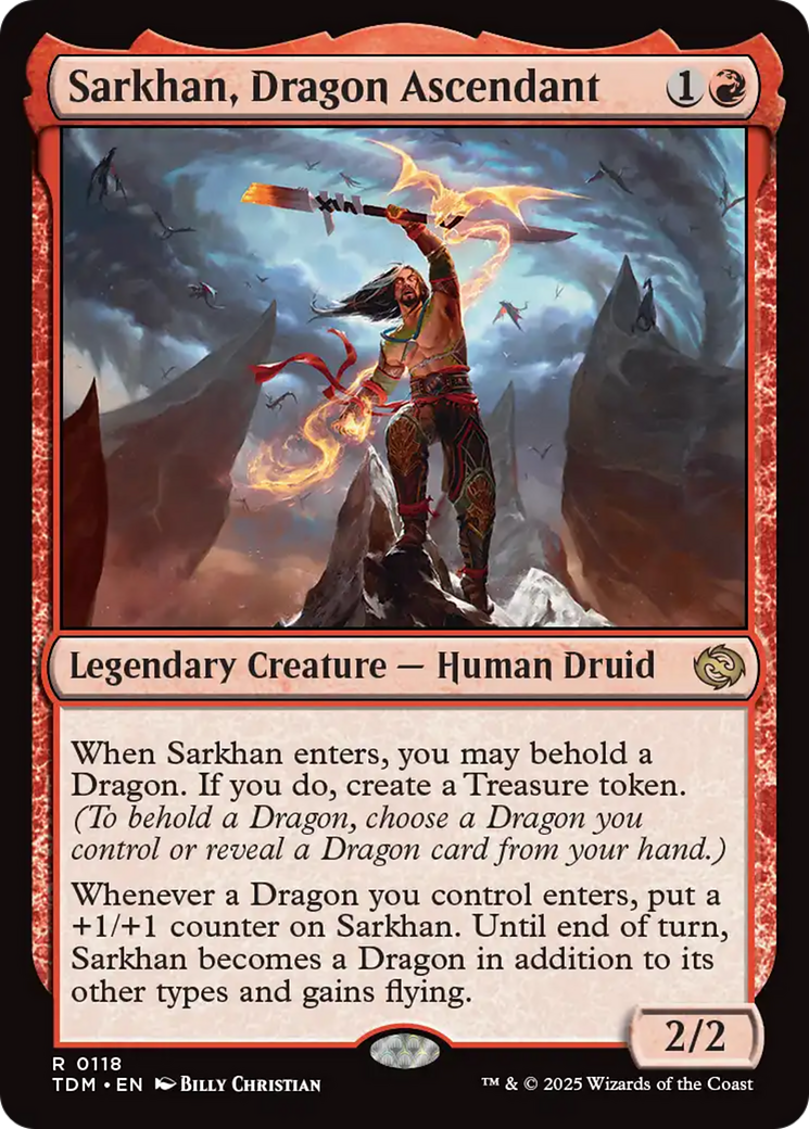 Sarkhan, Dragon Ascendant (118) [Tarkir: Dragonstorm]