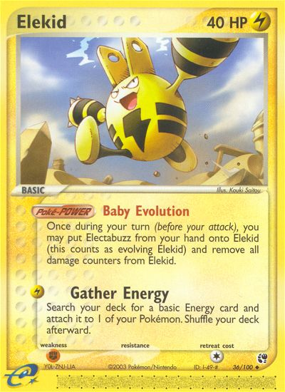 Elekid (36/100) [EX: Sandstorm] 