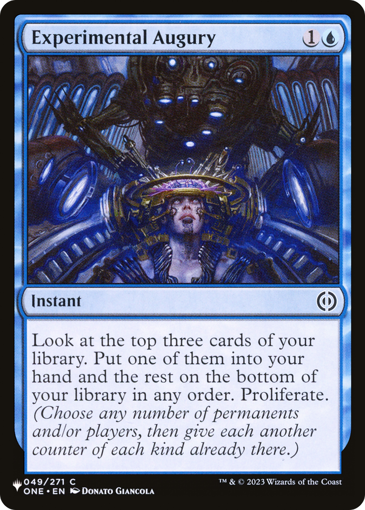 Experimental Augury [The List Reprints] 