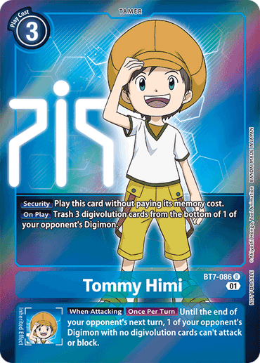 Tommy Himi [BT7-086] (Alternative Art - Box Topper) [Next Adventure]