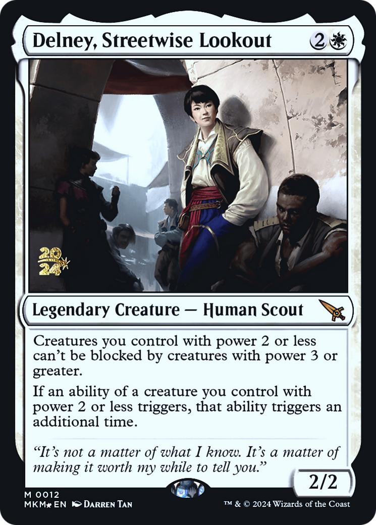 Delney, Streetwise Lookout [Murders at Karlov Manor Prerelease Promos] 