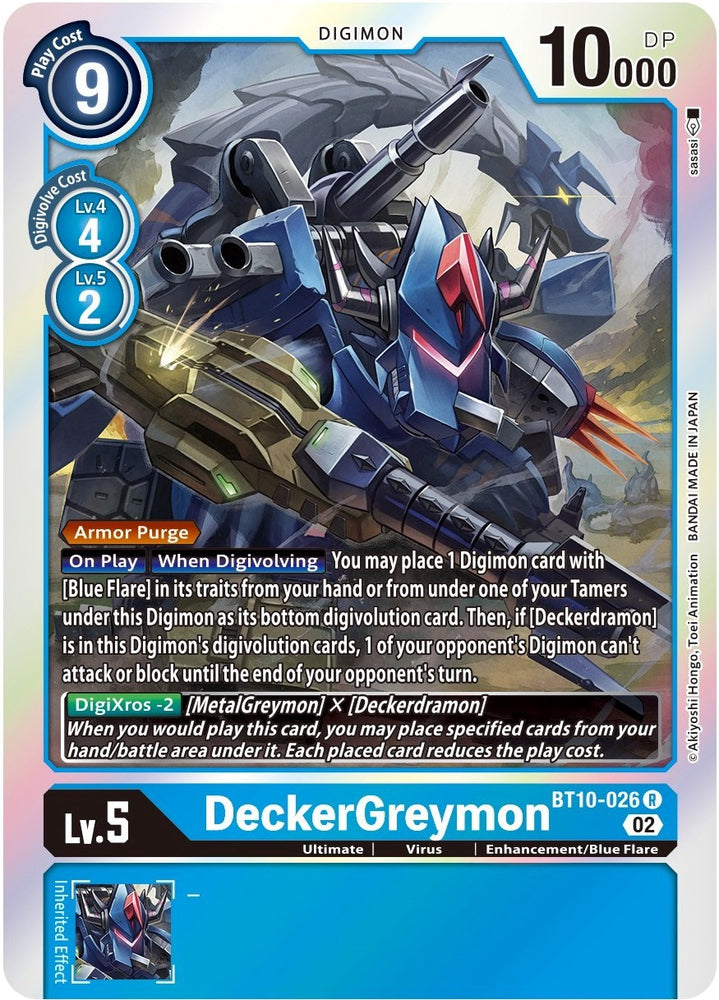 DeckerGreymon [BT10-026] [Xros Encounter] 