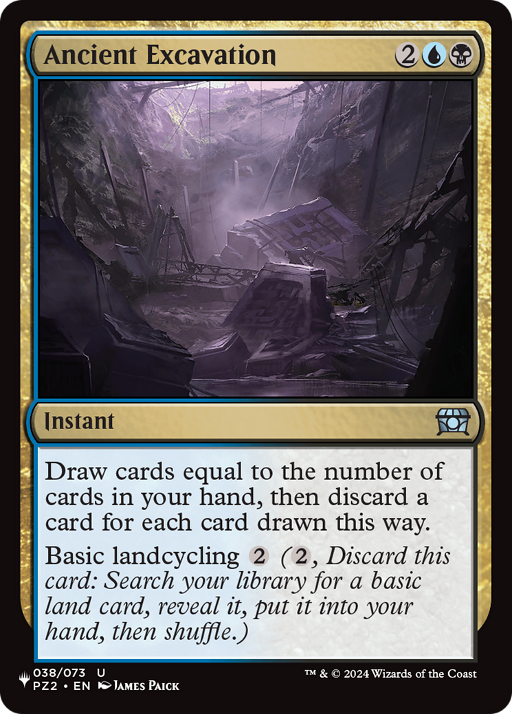 Ancient Excavation [The List Reprints] 