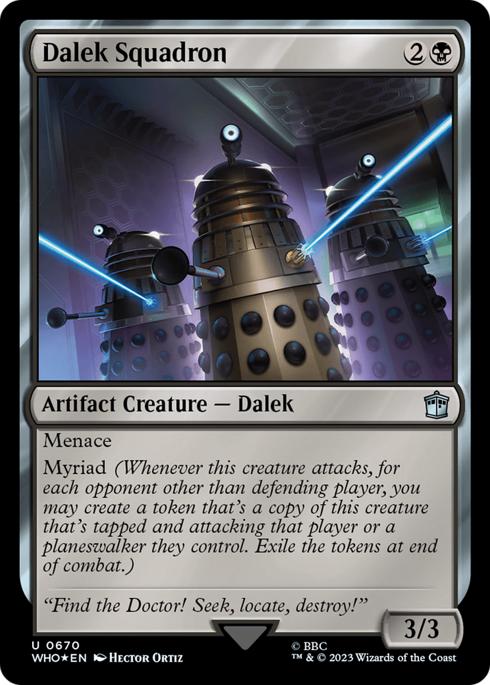 Dalek Squadron (Surge Foil) [Doctor Who] 