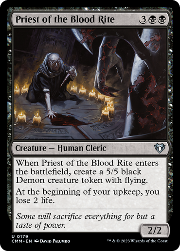 Priest of the Blood Rite [Commander Masters] 