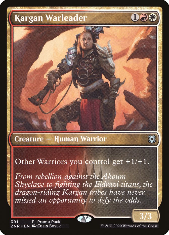 Kargan Warleader (Promo Pack) [Zendikar Rising Promos] 