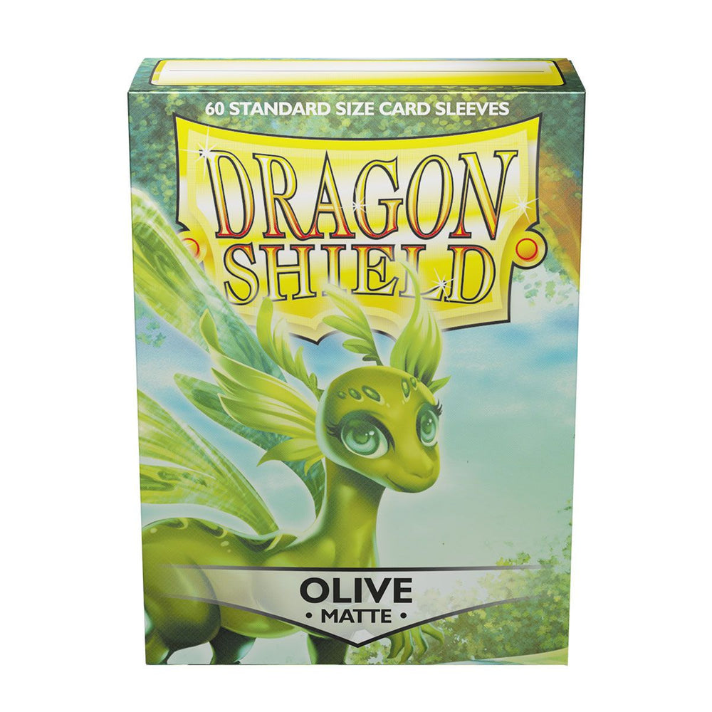 Dragon Shield: Standard 60ct Sleeves - Olive (Matte) 