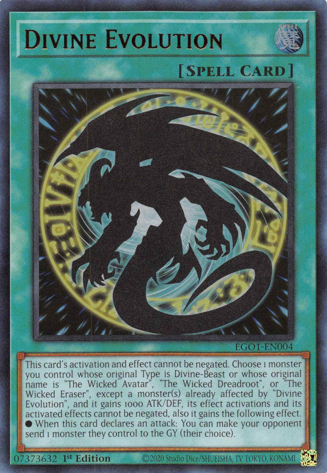 Divine Evolution [EGO1-EN004] Ultra Rare 