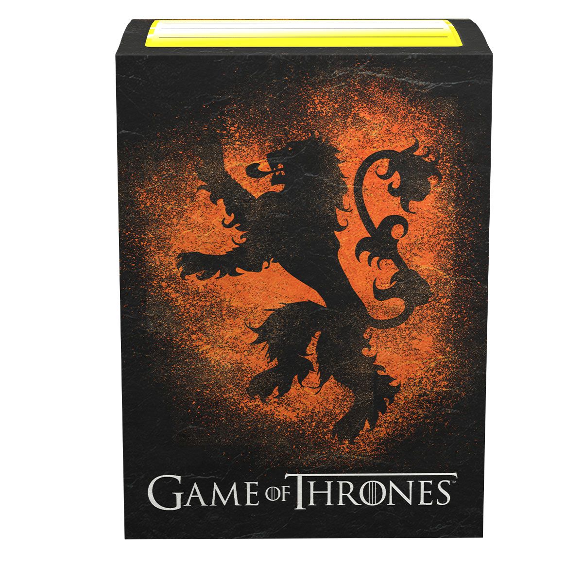 Dragon Shield: Standard 100ct Brushed Art Sleeves - Game of Thrones (House Lannister) 