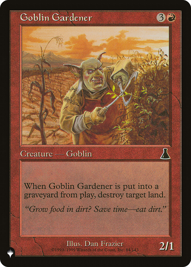 Goblin Gardener [The List Reprints] 