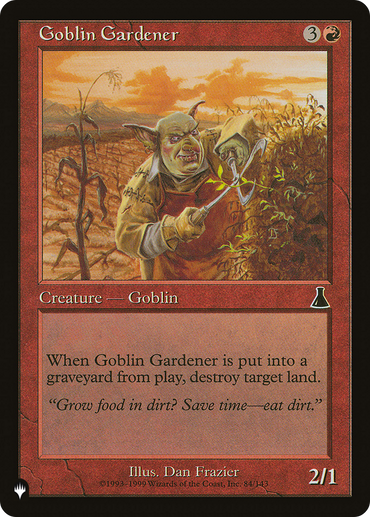 Goblin Gardener [The List Reprints] 