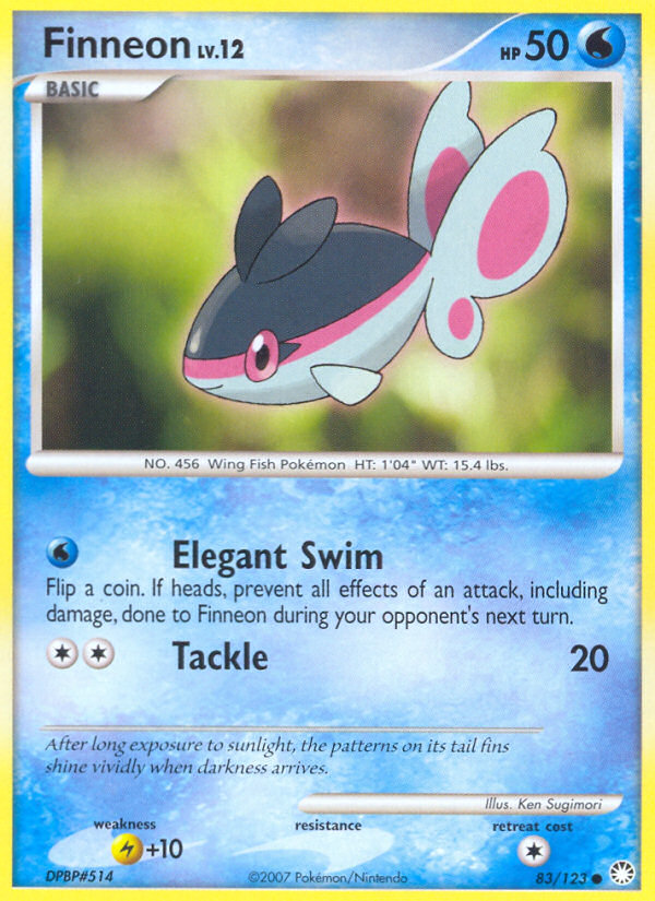 Finneon (83/123) [Diamond &amp; Pearl: Mysterious Treasures] 